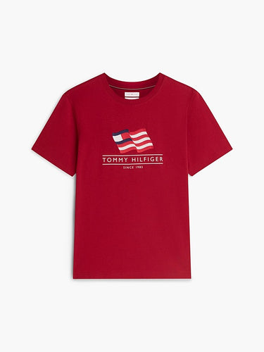 T-SHIRT HOMME RWB MAIN ROUGE ROUGE