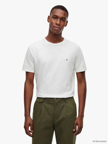 T-SHIRT HOMME SEASONAL BLANC BLANC