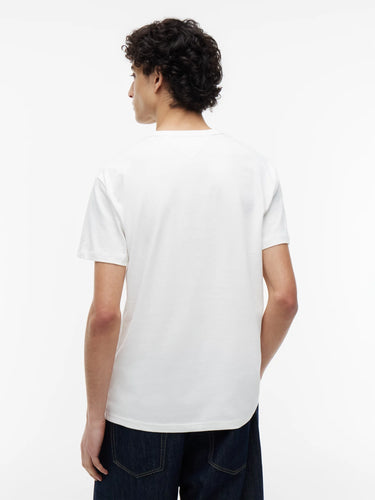 T-SHIRT HOMME REG BADGE TEE EX ECRU ECRU