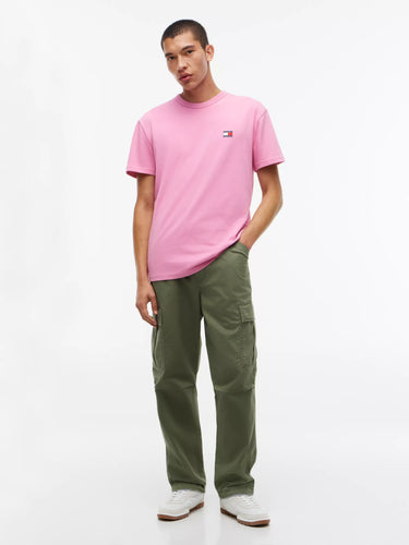 T-SHIRT HOMME REG BADGE TEE EX ROSE ROSE