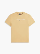 T-SHIRT HOMME REG LINEAR LOGO BEIGE BEIGE