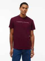 T-SHIRT HOMME REG LINEAR LOGO CALYPSO BERRY CALYPSO BERRY