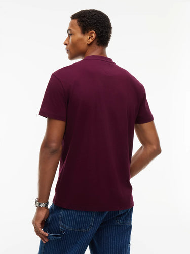 T-SHIRT HOMME REG LINEAR LOGO CALYPSO BERRY CALYPSO BERRY