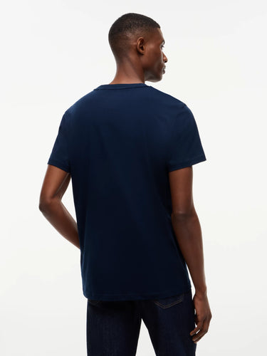 T-SHIRT HOMME SLIM SIGNATURE C MARINE MARINE