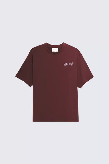 T-SHIRT MIXTE LEOLINA DAISY BORDEAUX BORDEAUX