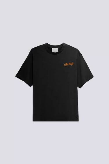 T-SHIRT MIXTE LEONCE DAISY BLACK BLACK