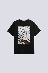 T-SHIRT MIXTE LEONCE DAISY BLACK BLACK
