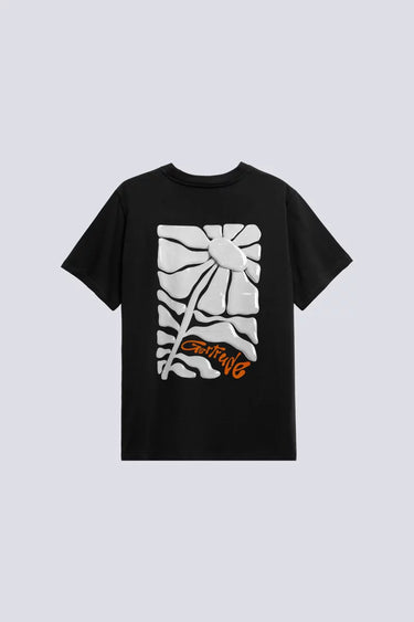 T-SHIRT MIXTE LEONCE DAISY BLACK BLACK