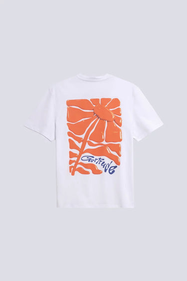 T-SHIRT MIXTE LEONCE DAISY BLANC BLANC