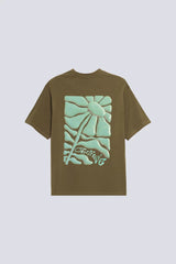 T-SHIRT MIXTE LEONCE DAISY KHAKI KHAKI