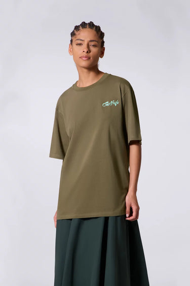 T-SHIRT MIXTE LEONCE DAISY KHAKI KHAKI