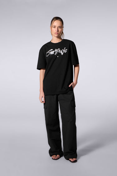 T-SHIRT MIXTE LEONCE METALLIC BLACK BLACK