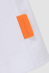 T-SHIRT MIXTE ZACK BRAND BLANC BLANC