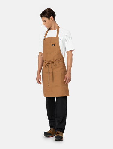 TABLIER HOMME BIB APRON CAMEL CAMEL