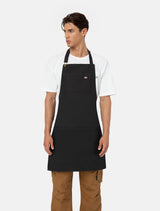 TABLIER HOMME BIB APRON NOIR NOIR