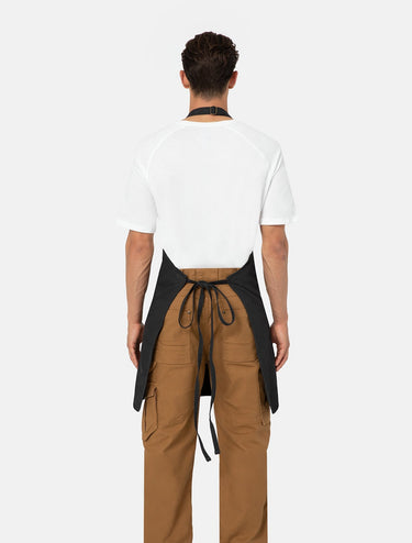 TABLIER HOMME BIB APRON NOIR NOIR