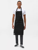 TABLIER HOMME BIB APRON NOIR NOIR