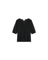 TOP FEMME LIVING NOIR NOIR