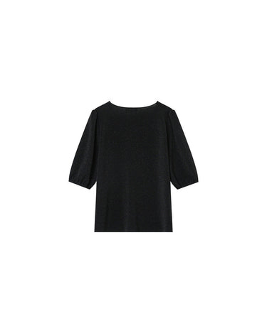 TOP FEMME LIVING NOIR NOIR