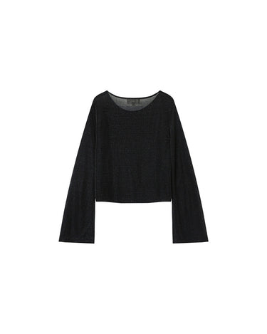TOP FEMME LUCKY NOIR NOIR