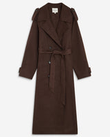 TRENCH FEMME ASTRID CHOCOLAT CHOCOLAT