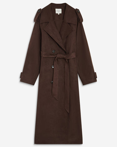 TRENCH FEMME ASTRID CHOCOLAT CHOCOLAT