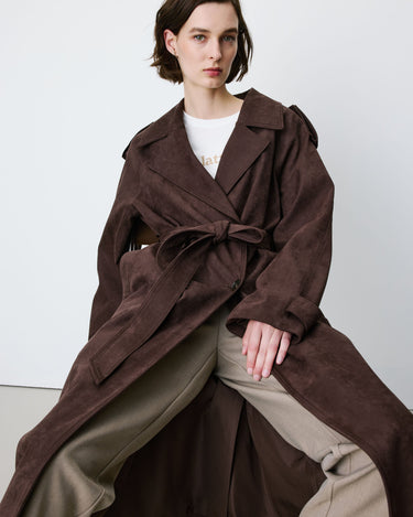 TRENCH FEMME ASTRID CHOCOLAT CHOCOLAT