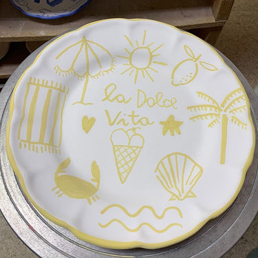 VAISSELLE MAISON DOLCE VITA JAUNE JAUNE