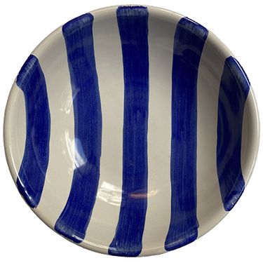 VAISSELLE MAISON RAYURE BLEU BLEU