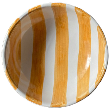 VAISSELLE MAISON RAYURE OCRE OCRE