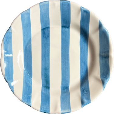 VAISSELLE MAISON RAYURE TURQUOISE TURQUOISE