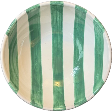 VAISSELLE MAISON RAYURE VERT VERT