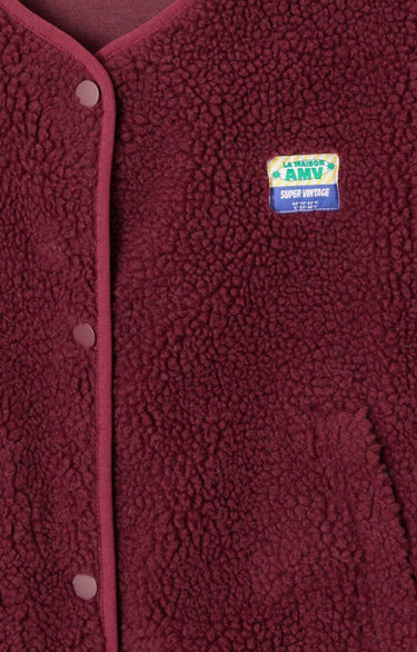 VESTE FEMME AMPLE SM BORDEAUX BORDEAUX