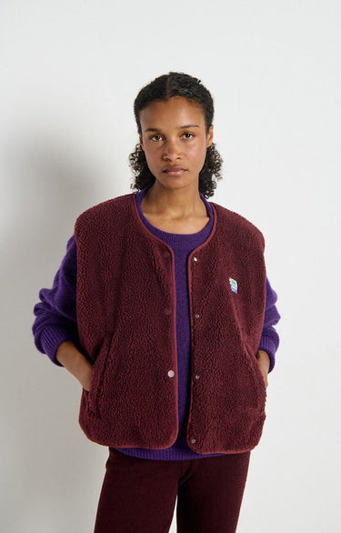 VESTE FEMME AMPLE SM BORDEAUX BORDEAUX