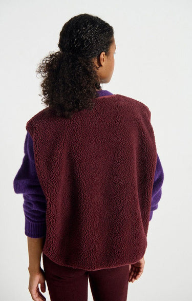 VESTE FEMME AMPLE SM BORDEAUX BORDEAUX