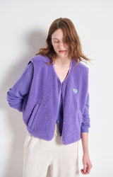 VESTE FEMME AMPLE SM VIOLET VIOLET