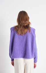 VESTE FEMME AMPLE SM VIOLET VIOLET