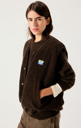 VESTE FEMME HOKTOWN MARRONNIER CHINE MARRONNIER CHINE