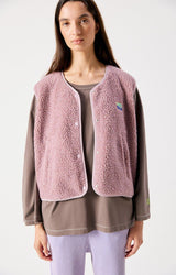 VESTE FEMME HOKTOWN PRUNELLE CHINE PRUNELLE CHINE