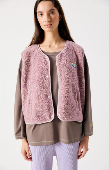 VESTE FEMME HOKTOWN PRUNELLE CHINE PRUNELLE CHINE