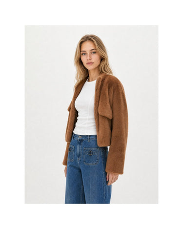 VESTE FEMME GEMINI MARRON MARRON