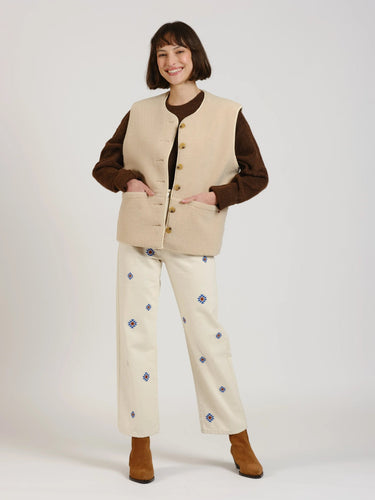 VESTE FEMME VITA BEIGE BEIGE