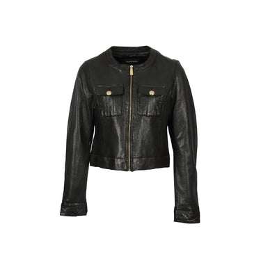 Veste Oakwood Susan cuir de mouton noir – vue 1