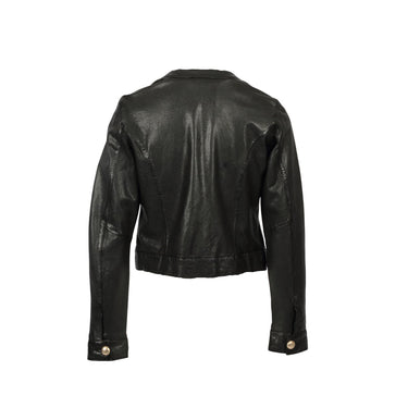 Veste Oakwood Susan cuir de mouton noir – vue 2