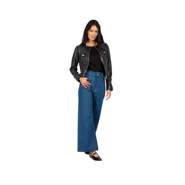 Veste Oakwood Susan cuir de mouton noir – vue 3