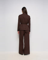 VESTE FEMME BLAZER MARRON MARRON