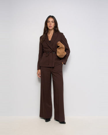 VESTE FEMME BLAZER MARRON MARRON