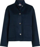 VESTE FEMME DF WOOL BOMBER MARINE MARINE