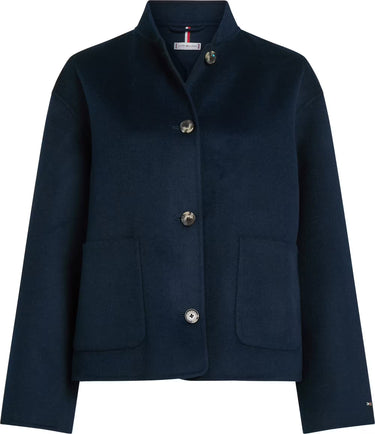 VESTE FEMME DF WOOL BOMBER MARINE MARINE