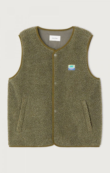 VESTE HOMME COURTE DROIT SM BOUTON KAKI KAKI